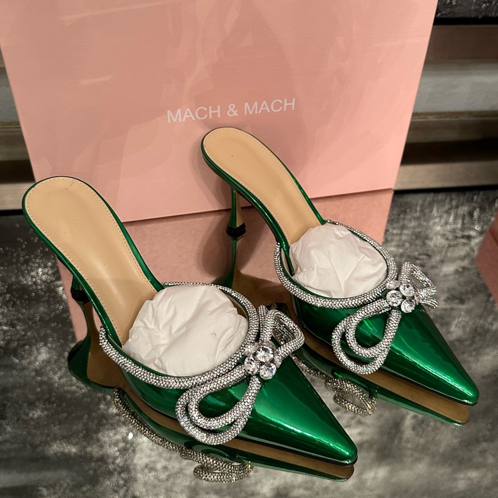 Man & MACH double bow mules